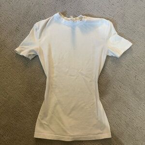 Skims Off-White Cotton Jersey Tshirt!